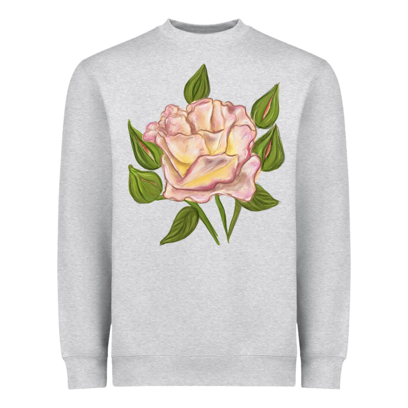 Life's Little Pleasures Rose Heavyweight Sweatshirt by LillyAllenDesigns | Teevron