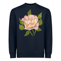 Navy Life's Little Pleasures Rose Heavyweight Sweatshirt - LillyAllenDesigns
