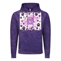 Cloud Purple hold my drink i gotta pet this dog Vintage Hoodie - MaliasSmallBusiness