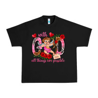 Black with god all things are possible Urban Heavy Tee - NancyCooperArtShop