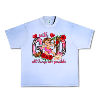 Grape Ice with god all things are possible Urban Heavy Tee - NancyCooperArtShop