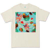 Bone summer vibes seamless pattern Premium Tee - BundleAndBundleShop
