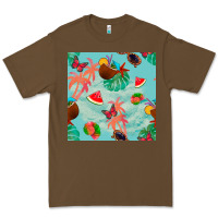Cacao summer vibes seamless pattern Premium Tee - BundleAndBundleShop