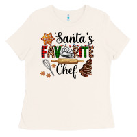 Bone santa's favorite chef Ladies Tee - AdoDesignShop