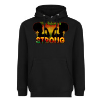 Black My history is strong Heavyweight Hoodie - HowdyJamesFarm
