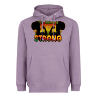 Lavender My history is strong Heavyweight Hoodie - HowdyJamesFarm