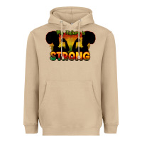 Mushroom My history is strong Heavyweight Hoodie - HowdyJamesFarm