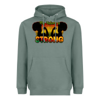 Sage My history is strong Heavyweight Hoodie - HowdyJamesFarm