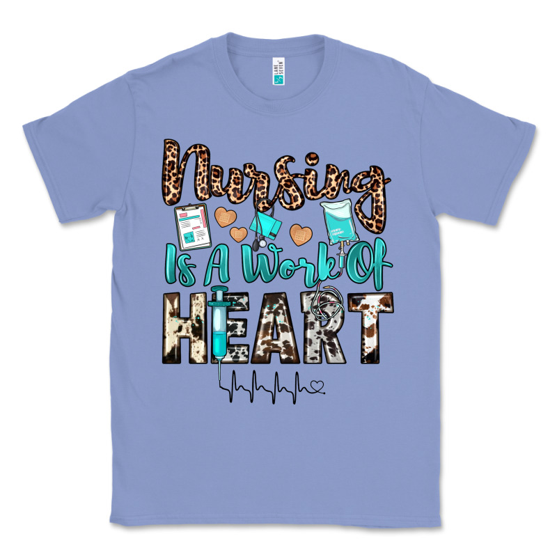 Nursing Is A Work Of Heart Classic Tee by JahusDesignShop | Teevron