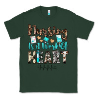 Sports Green nursing is a work of heart Classic Tee - JahusDesignShop