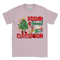 Lilac rockin around the clasroom teacher Classic Tee - MaliasSmallBusiness
