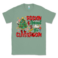 Sage rockin around the clasroom teacher Classic Tee - MaliasSmallBusiness