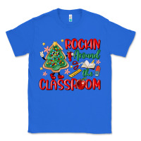 True Royal rockin around the clasroom teacher Classic Tee - MaliasSmallBusiness