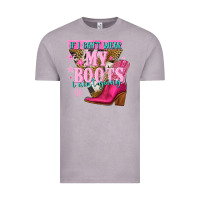 Vintage Zinc if i cant wear my boots i aint going Vintage Tee - NancyCooperArtShop