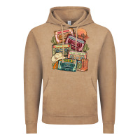 Vintage Coffee country cassette tapes Vintage Hoodie - MaliasSmallBusiness