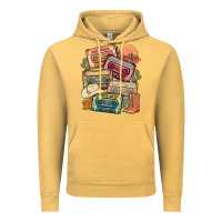 Vintage Mustard country cassette tapes Vintage Hoodie - MaliasSmallBusiness