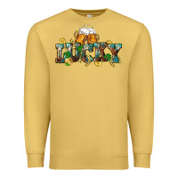 Antique Gold Lucky beers St. Patrick's Day Premium Sweatshirt - CowGirlArtShop