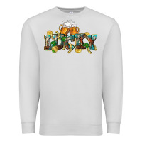 Dove Grey Lucky beers St. Patrick's Day Premium Sweatshirt - CowGirlArtShop