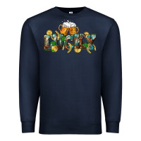 Navy Lucky beers St. Patrick's Day Premium Sweatshirt - CowGirlArtShop