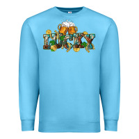 Ocean Blue Lucky beers St. Patrick's Day Premium Sweatshirt - CowGirlArtShop