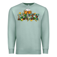 Seafoam Lucky beers St. Patrick's Day Premium Sweatshirt - CowGirlArtShop