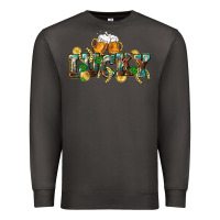 Smoke Lucky beers St. Patrick's Day Premium Sweatshirt - CowGirlArtShop