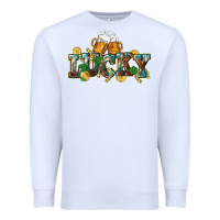 White Lucky beers St. Patrick's Day Premium Sweatshirt - CowGirlArtShop
