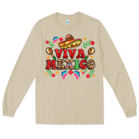 Mushroom viva mexico Long Sleeve Tee - LillyAllenDesigns