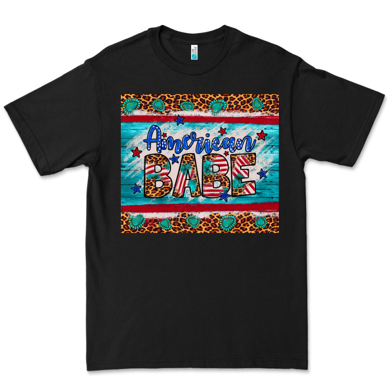 American Babe Leopard Gemstone Premium Tee by Artiststas | Teevron