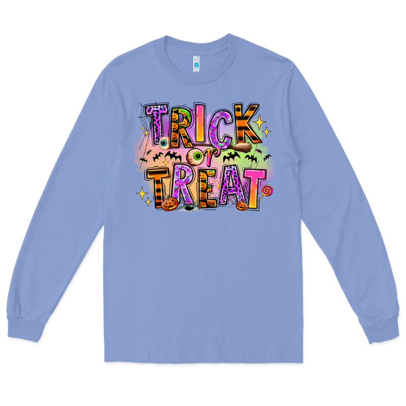 Trick Or Treat Long Sleeve Tee by RanaPortraitStore | Teevron