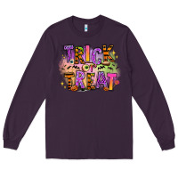Plum Trick or treat Long Sleeve Tee - RanaPortraitStore