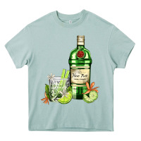 Arona gin tonic bottle and cocktail Heavy Core Tee - AdoDesignShop