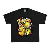 Black vintage softball Urban Heavy Tee - MaliasSmallBusiness