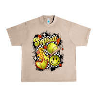 French Oak vintage softball Urban Heavy Tee - MaliasSmallBusiness