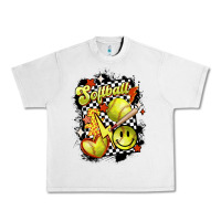 Lunar Rock vintage softball Urban Heavy Tee - MaliasSmallBusiness
