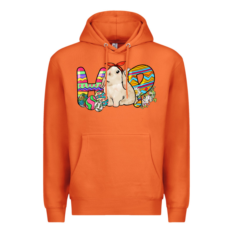 Hop Rabbit Easter Day Premium Hoodie by HowdyJamesFarm | Teevron