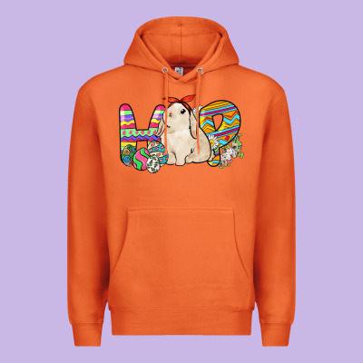 Hop Rabbit Easter Day Premium Hoodie Designed By Howdyjamesfarm