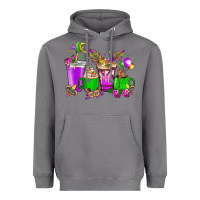 Storm Mardi Gras coffee cups Heavyweight Hoodie - HowdyJamesFarm