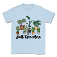 Dusty Blue just one more plant Classic Tee - MaliasSmallBusiness