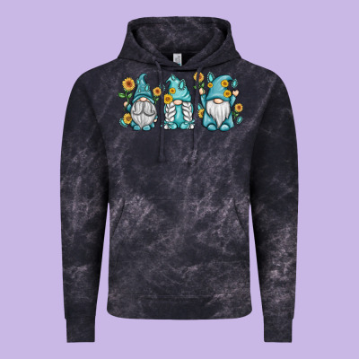 Sunflower Gnomes Vintage Hoodie Designed By Maliassmallbusiness
