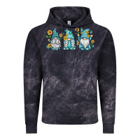 Cloud Black sunflower gnomes Vintage Hoodie - MaliasSmallBusiness