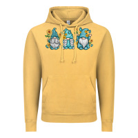 Vintage Mustard sunflower gnomes Vintage Hoodie - MaliasSmallBusiness