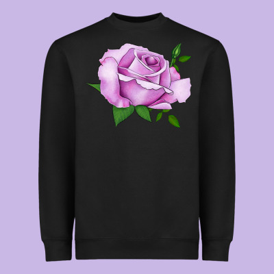 Life's Little Pleasures Rose Heavyweight Sweatshirt Designed By Lillyallendesigns