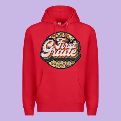 First Grade Premium Hoodie Designed By Jahusdesignshop