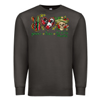 Smoke Peace love dia de los muertos Mexico Premium Sweatshirt - HowdyJamesFarm