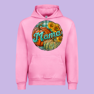 Pumpkin Mama With Background Urban Hoodie Designed By Bundleandbundleshop