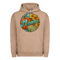 Pigment Burro pumpkin mama with background Urban Hoodie - BundleAndBundleShop