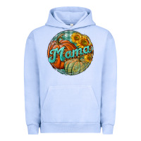 Pigment Grape Ice pumpkin mama with background Urban Hoodie - BundleAndBundleShop