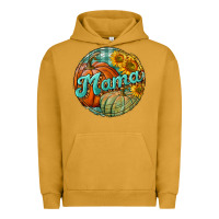 Pigment Peanut Butter pumpkin mama with background Urban Hoodie - BundleAndBundleShop