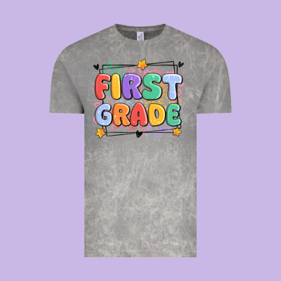 First Grade Vintage Tee Designed By Maliassmallbusiness